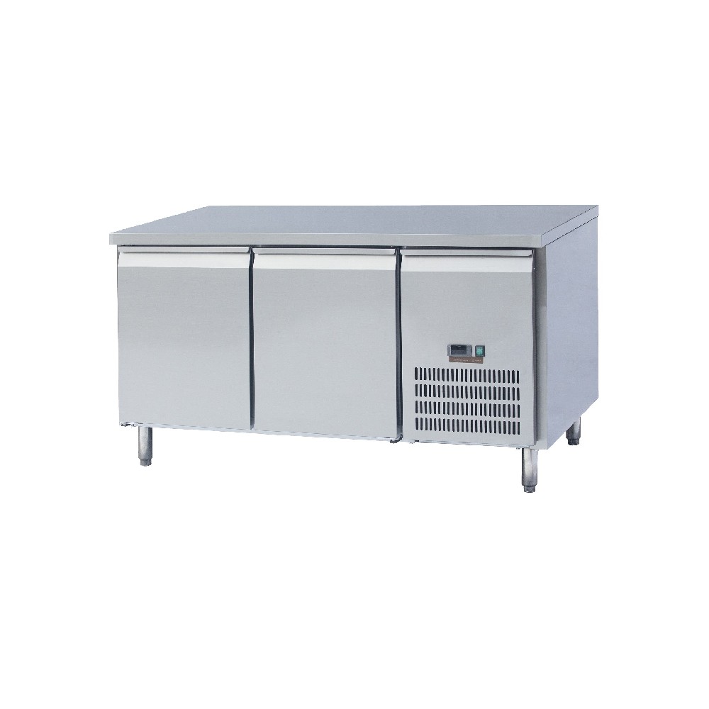 2-Door Counter Chiller & Freezer