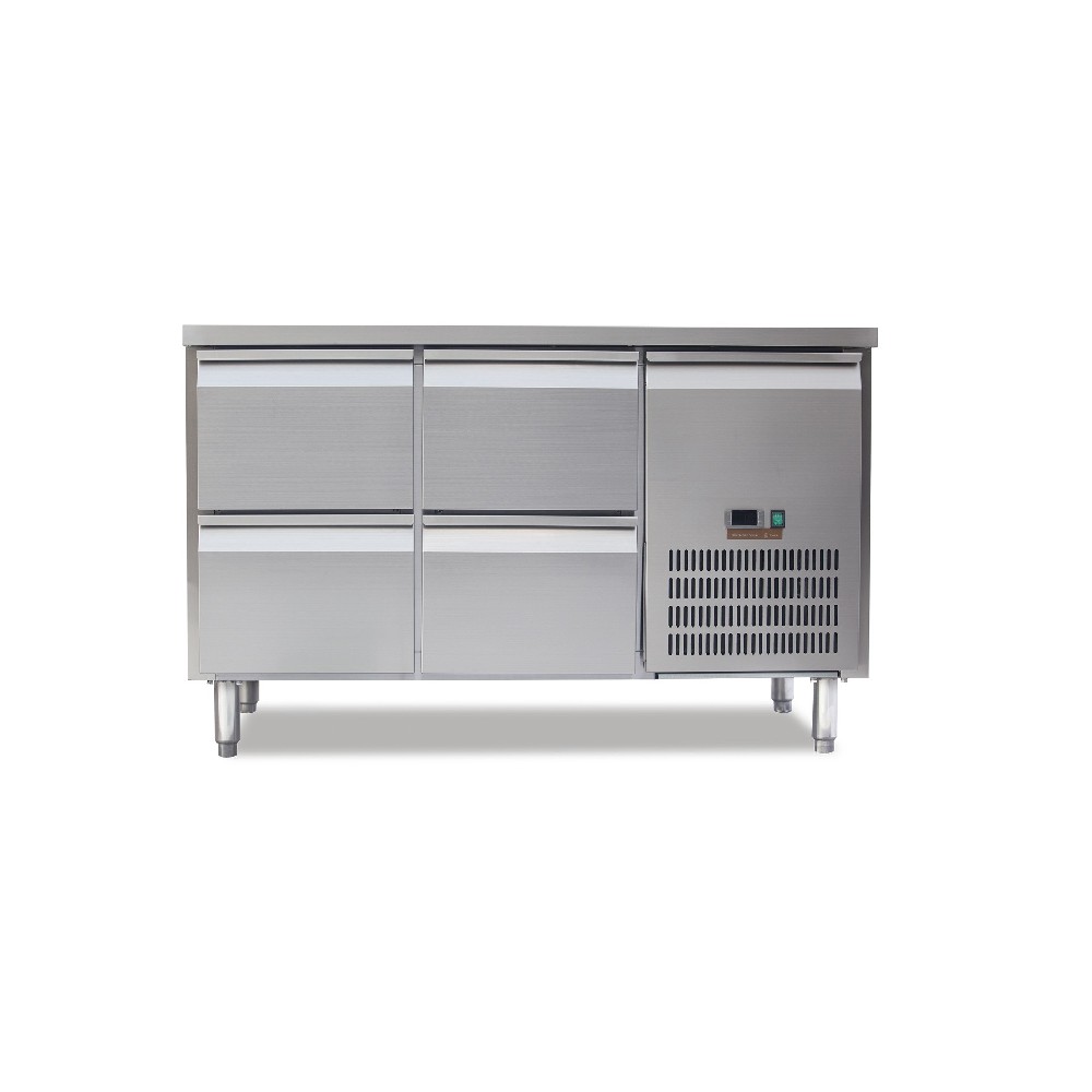 4-Drawer Counter Chiller