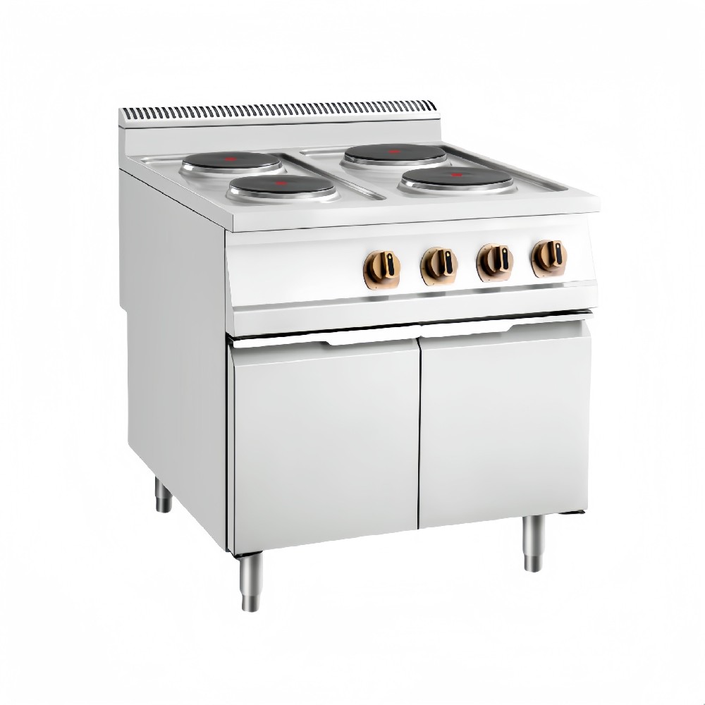 Electric 4 Hot-Plate Cooker With Cabinet
