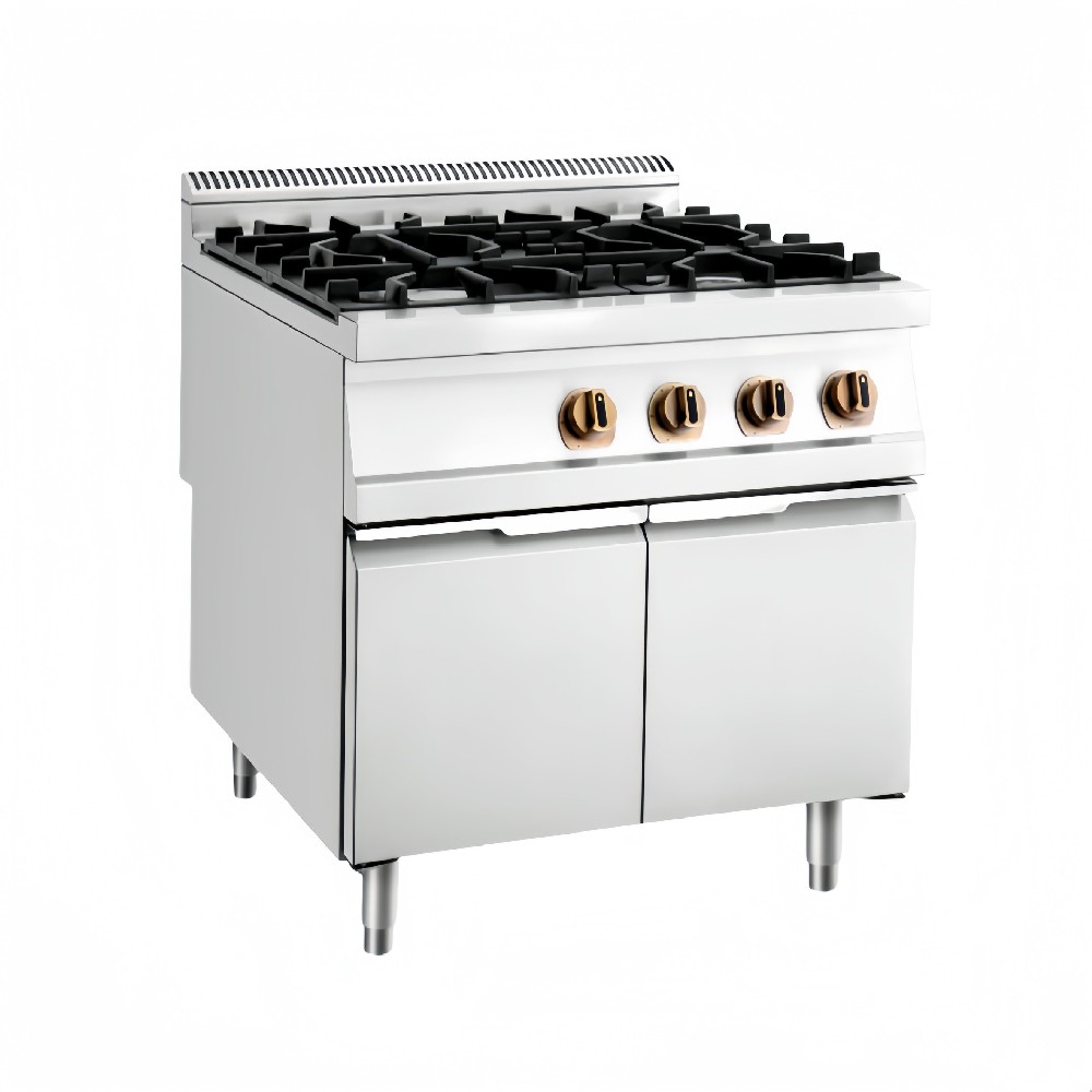 4 Burners Gas Range With Cabinet
