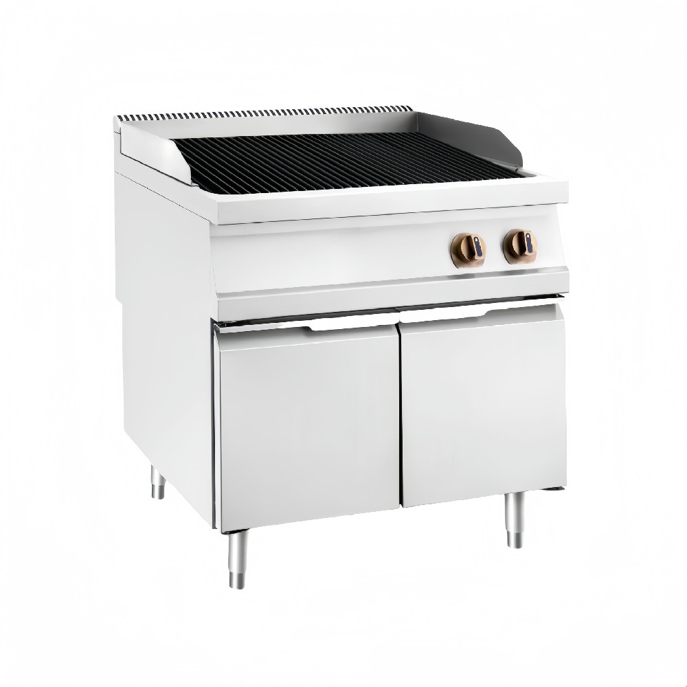 Gas Grill With Oven